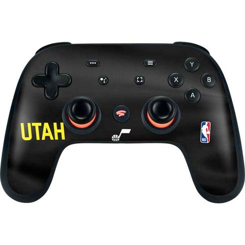 NBA Utah Jazz Jersey Google Stadia Controller Skin